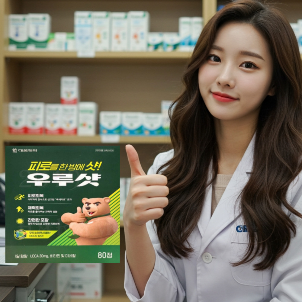 <b>UDCA</b> 피로회복 영양제 우루샷 밀크씨슬 피곤할때 만성 간 건강