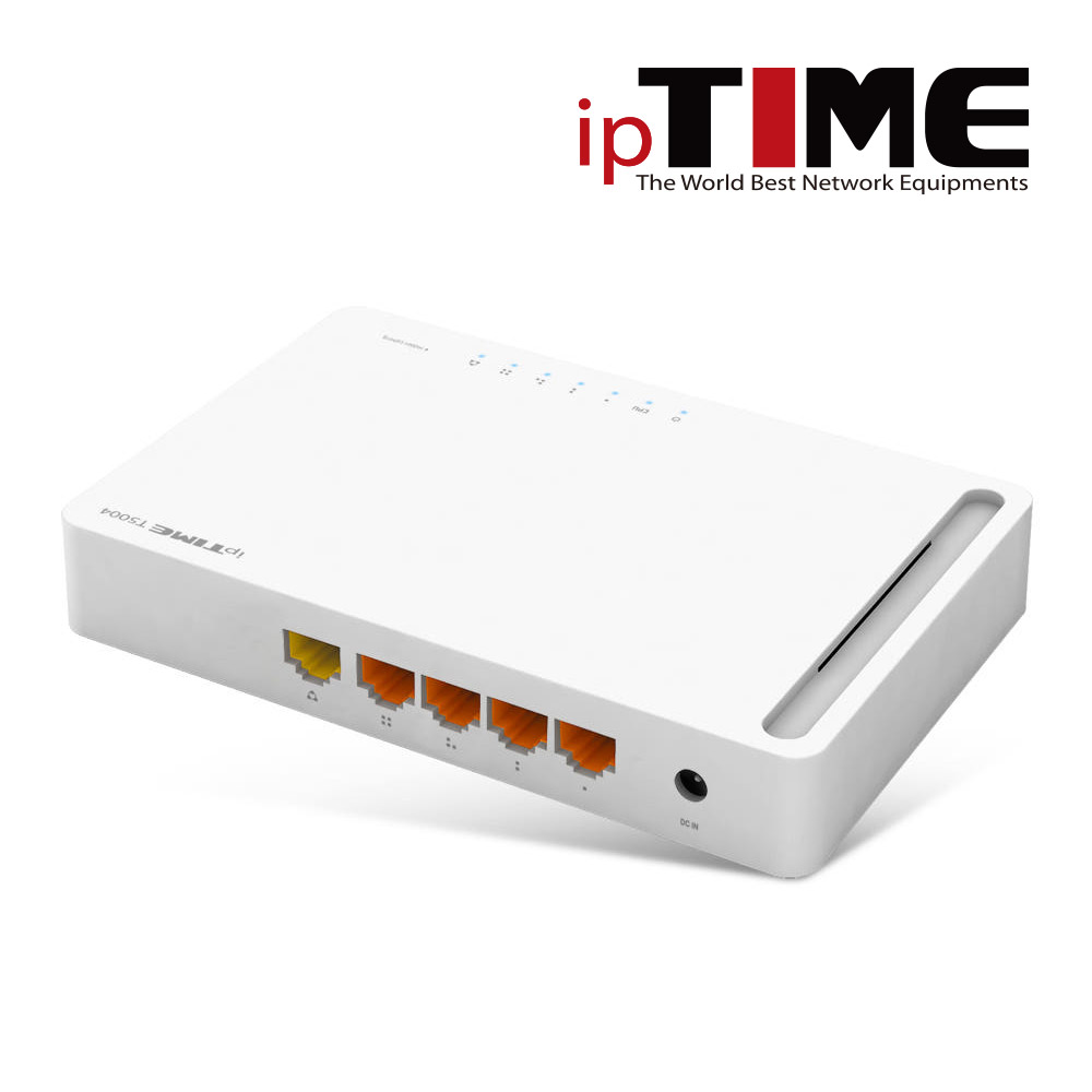 ipTIME 4포트 기가비트 유선공유기 이지메시 컨트롤러지원