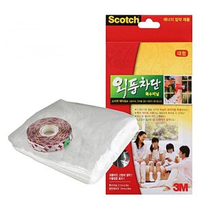 3M 외풍차단 특수비닐(대형)/창문 샷시 난방비절약 단열효과 뽁뽁이