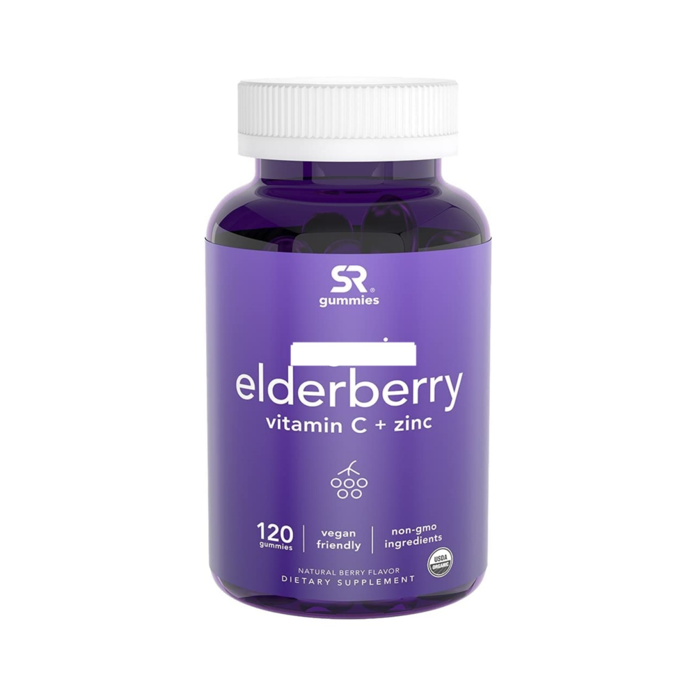 스포츠리서치 앨더베리 <b>비타민</b>C <b>징크</b> 아연 내추럴 베리 120구미