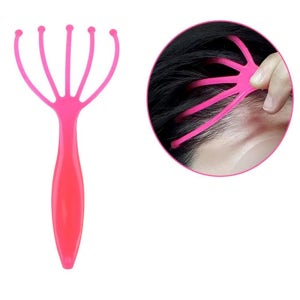 헤드스파 두피 마사지기/머리 안마기 지압 휴대용 브러쉬