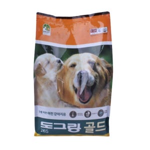 도그랑 골드 절약형(어린 강아지용)사료 2kg/새끼 1세미만 애견 모질개선 변냄새감소 프리미엄