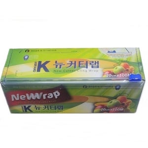 K 뉴 커터랩(20cm x 100M)/슬라이딩 일회용 주방 위생 비닐 포장