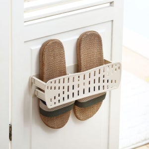 멀티 작업 욕실화 다용도 접이식 인기 부착 슬리퍼 꽂이 실내화 걸이 간단 거치대 간편