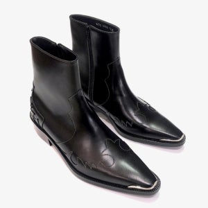 남자수제화 남성구두 키높이구두 명품구두 올블랙 웨스턴 부츠