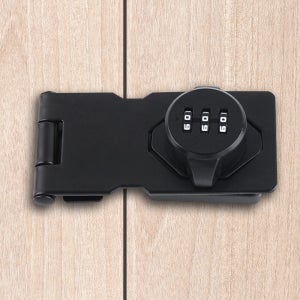 서랍 사물함 캐비넷 자물쇠 걸쇠 걸고리 걸이 번호키 잠금장치 흑색