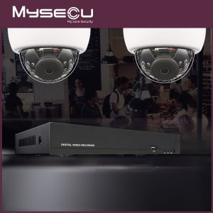 [마이시큐 4K 8메가 4채널 자가설치 CCTV 패키지] 편의점 사무실 무인매장 주차장 농장 (실내 제품_국산)