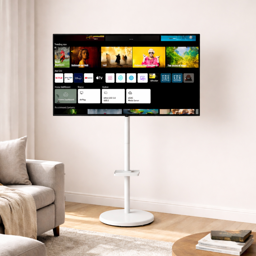 LG 43인치(107.9cm) 스마트모니터 TV 4K 이동식스탠드세트 룸앤티비 삼탠바이미 | 쿠팡 최저가