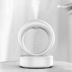 LED 무중력 물방울 물멍 가습기 USB 휴대용 저소음 무드등 680ML 대용량 가습기