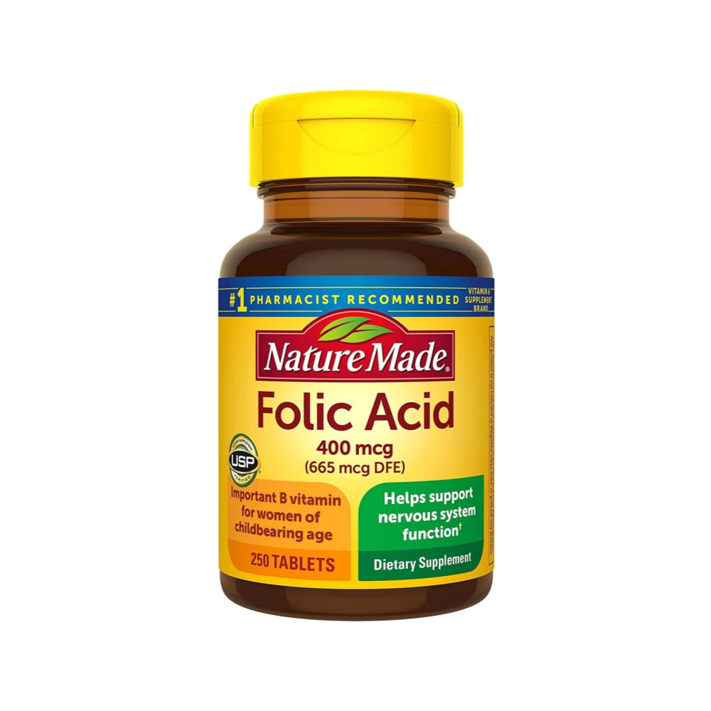 네이처메이드 엽산 Folic Acid <b>폴릭에시드 400mcg</b> 250정