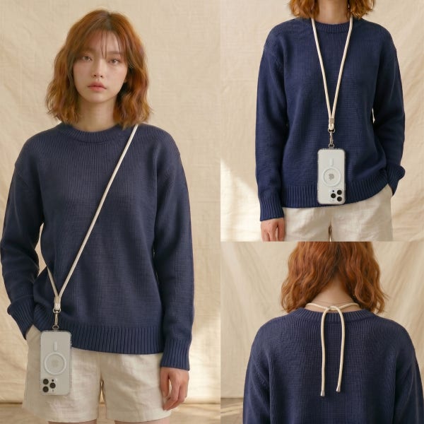 핸드폰 도난 방지 스트랩 목걸이 유럽여행 분실 소매치기 방지 크로스 줄 트래블투게더