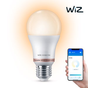 위즈 앰비언스 LED 스마트전구 Matter 지원 E26소켓 LED 조명 8W, 화이트, 1개