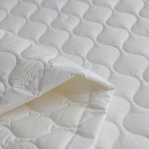 프리바토우 프리미엄 100% 호주산 메리 고밀도 순면 이불 양모 침대패드 싱글 화이트