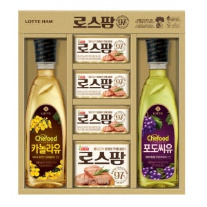 롯데 로스팜 프리미엄 3호 ECO 포장 햄 설날 추석 명절 선물세트
