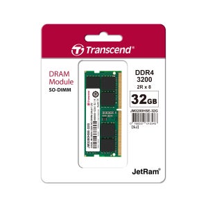 트랜센드 DDR4 32GB PC4-25600 CL22 3200MHz 노트북용 메모리 램 파인인포