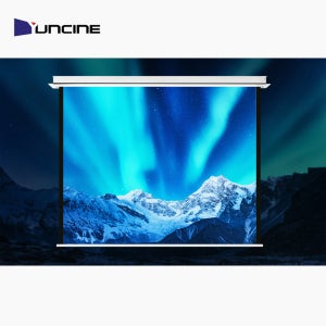 YUNCINE 윤씨네 YP-REV120AV 전동 매립형 4:3 스크린 120인치 고휘도매트 화이트 AV원단(무선리모컨 포함)