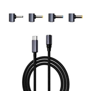 20V PD 전원 어댑터 충전기 USB C타입 TO 노트북 DC 변환 젠더 케이블