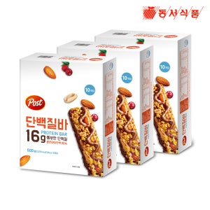포스트 단백질바 50g, 10개입, 3개
