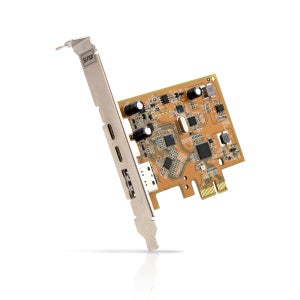 USB3.1 & DisplayPort Alt-Mode PCI-Express Host Card With Dual USB Type-C Socket SUNIX UPD2018-B