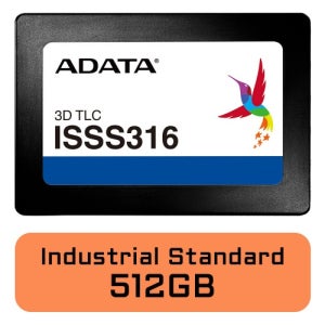 [ADATA] ISSS316-512GCTB5 [512GB] 2.5형 산업용 SSD STANDARD