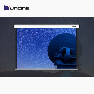 YUNCINE 윤씨네 YP-EV150AV 전동 노출형 4:3 스크린 150인치 고휘도매트 화이트 AV원단(무선리모컨 포함)
