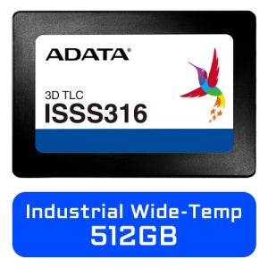 [ADATA] ISSS316-512GITB5 [512GB] 2.5형 산업용 SSD WIDE-TEMP.