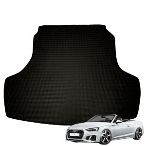 아우디 A5 카브리올레 자동차 카매트 차량용 고무 트렁크매트 블랙(엣지포함)5인승