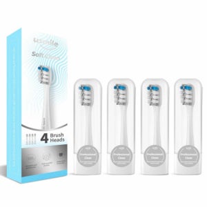 유스마일 정품 전동칫솔 전용 스마트 소프트 클린 PRO03 리필 칫솔모 (4개입)