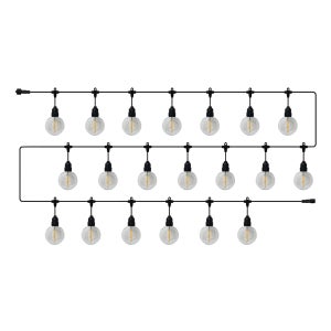 HK sell S80 파티라이트 투명캡 10m 20구 추가줄전구