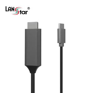 [LANSTAR] 미러링 케이블 Type C 스마트폰 티비연결 LS-USB312-HDMIN