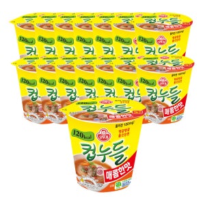 오뚜기 컵누들 매콤한맛 37.8g, 15개
