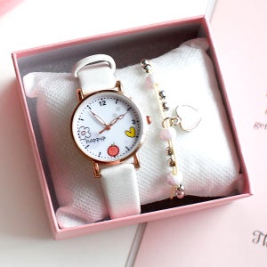 러블리 초등 손목 시계 팔찌 세트 초등학생 여아 어린이 시계