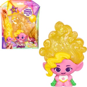 드림웍스 트롤 밴드 투게더 스퀴시 스트레치 글리터 헤어인형 굿즈 비바
