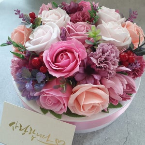 돈뽑는 용돈박스 돈나오는 돈케이크 부모님 생신 환갑 현금 이벤트 핑크라벤더