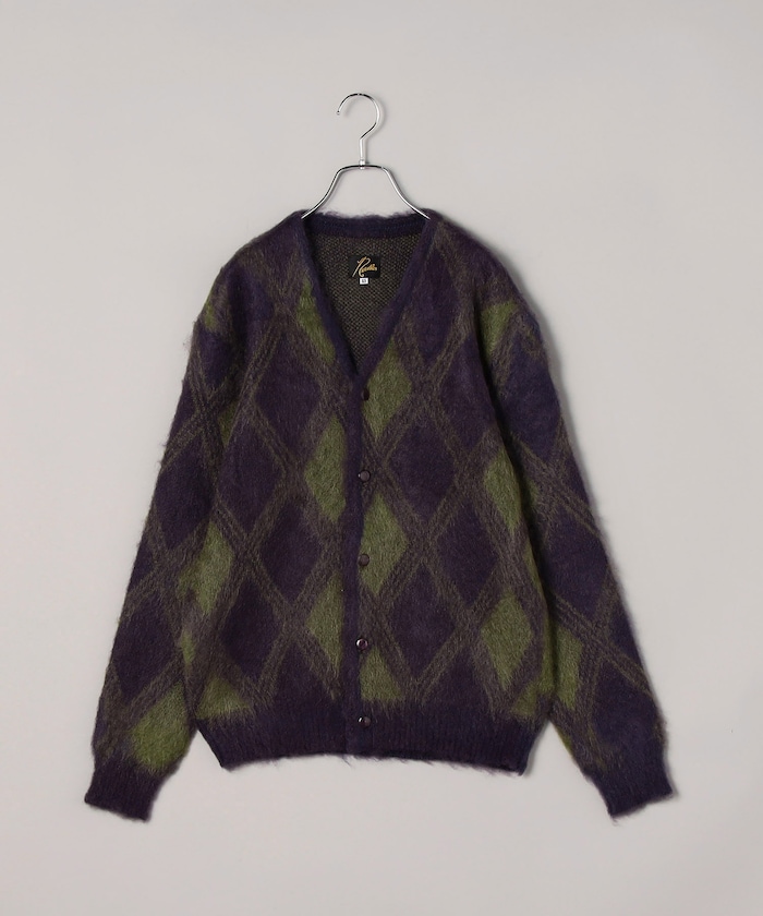 Needles 니들스 모헤어 가디건 Argyle 23FW