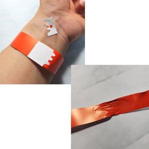 공연 입장밴드 입장팔찌 손목 방수종이 밴드 10p