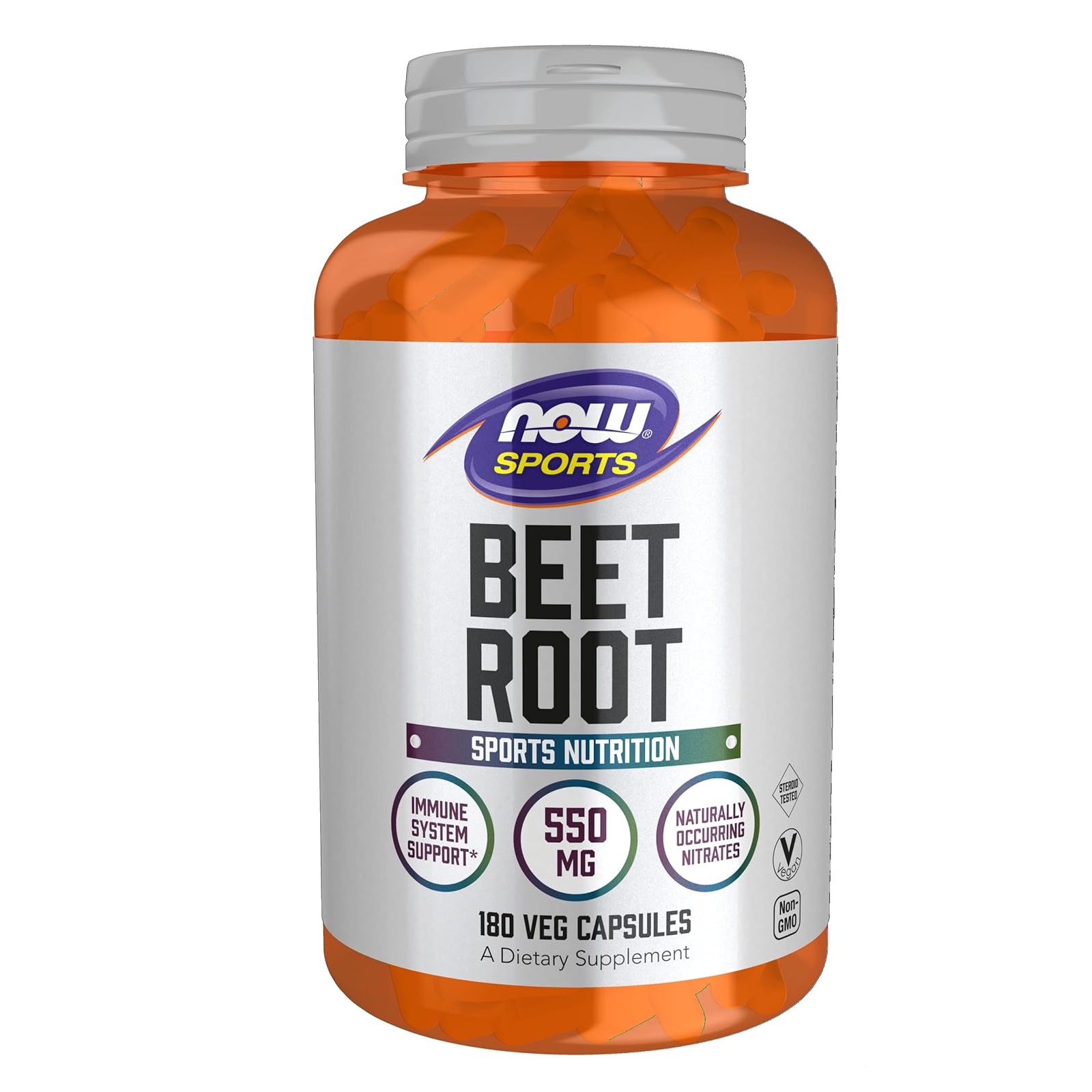 나우푸드 비트 루트 사탕무 뿌리 추출물 550 mg 180 베지캡슐