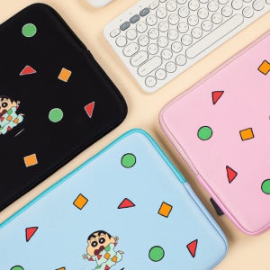 짱구 잠옷패턴 노트북 아이패드 맥북 파우치 11 13 15 인치