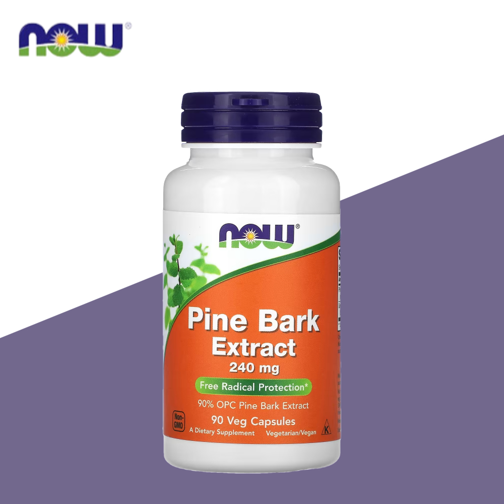 나우푸드 NOW <b>파인 바크 240mg</b> 90캡슐 소나무 껍질 추출물