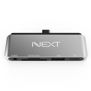 [이지넷유비쿼터스] USB C타입 멀티포트 휴대용 멀티리더기 NEXT-9716TC-PD