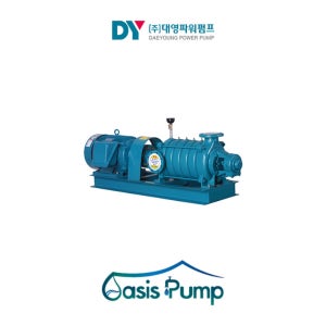 대영파워펌프 DMV 150/3 다단벌루트펌프 90KW 120HP M/S 메카니컬씰타입 150A 2500LPM 105M 임펠러BC 축SUS 모터별도