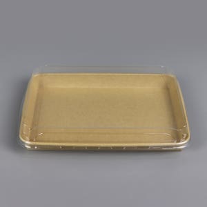 닭강정 떡 초밥 베이커리 샐러드포장 친환경 사각종이용기 JH-ST-08 크라프트 세트 600개