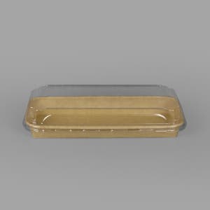 롤 김밥 떡꼬치 베이커리 사각종이용기 JH-ST-05 크라프트 세트 600개