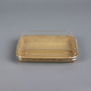 떡 닭강정 순대 소량반찬 분식포장 사각종이용기 JH-ST-04 크라프트 세트 600개