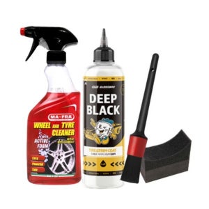 마프라 휠앤타이어클리너 딥블랙 타이어광택제 세트