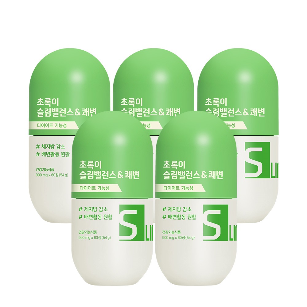 <b>GRN</b> 슬림밸런스&amp;쾌변 초록이 <b>카테킨</b> 다이어트 대용량 5개월