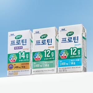 [네이버 단독] 셀렉스 프로틴 음료 190ml 3종 골라담기 (락토프리, 오리지널, 로우슈거)