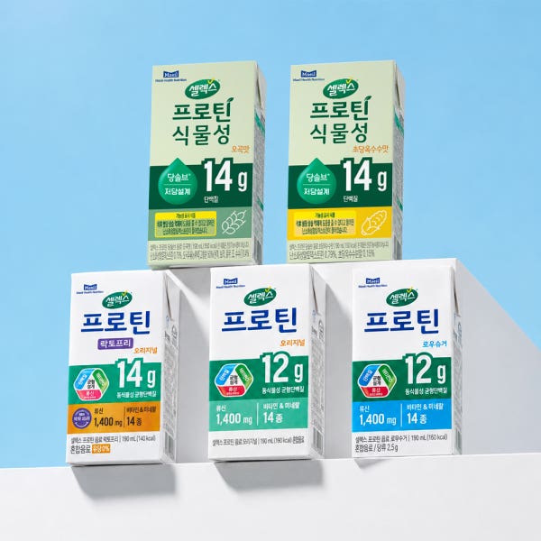 셀렉스 프로틴 음료 190ml 오리지널 2박스(총 48입) 외 4종