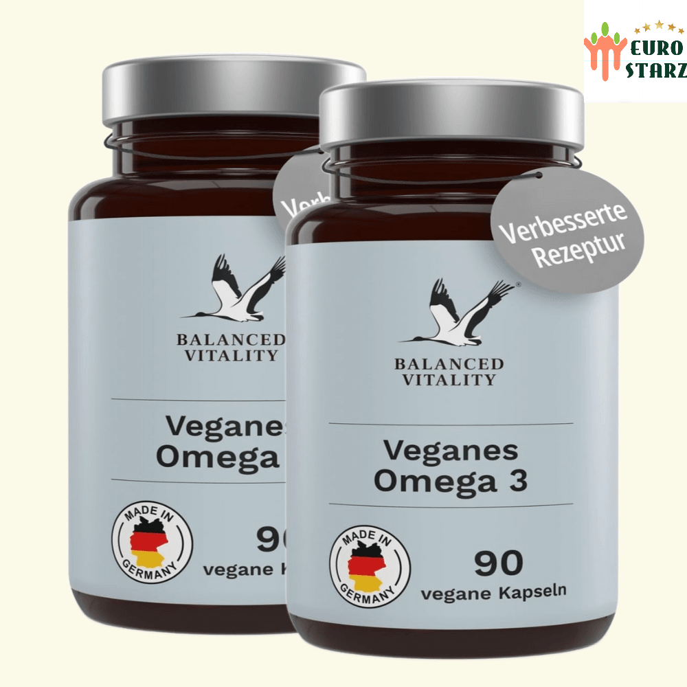 밸런스 바이탈리티 독일산 오메가3 1500mg 90캡슐X2병 고순량 <b>알개 DHA</b>+EPA