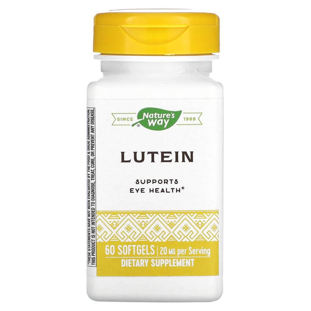 Nature’s Way <b>Lutein</b>, 20 mg 네이처스웨이 <b>루테인</b> 20mg 2개